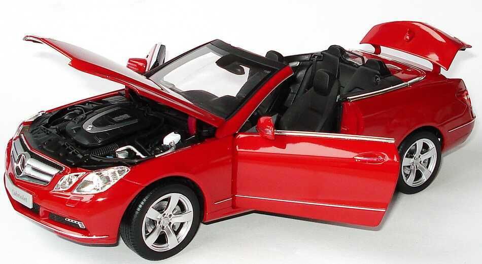 1:18 Mercedes-Benz E-Class cabriolet fire opal uni.