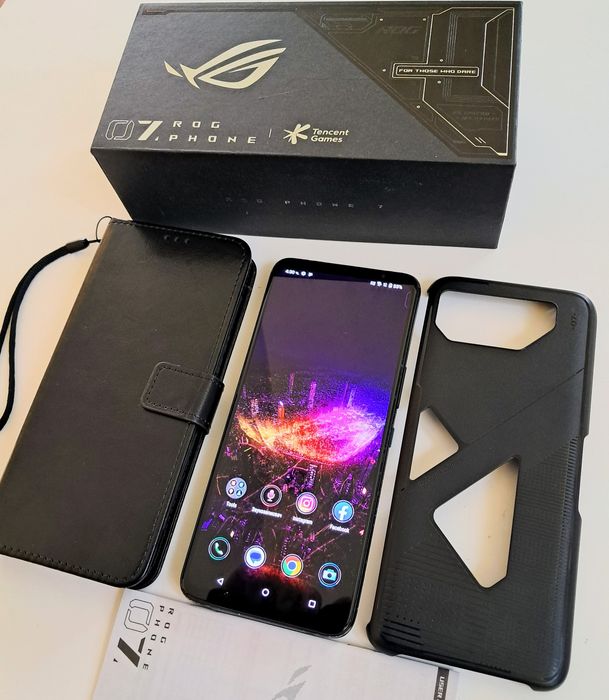 Телефон ASUS ROG, 16GB RAM, 512GB памет, Amoled 165Hz 6000mAh 65W Qualcomm Adreno 740 Snapdragon 8 Gen 2, геймърски мощен смартфон