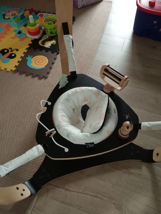 LittleHoppa 3in1 - Bouncer jumper  lemn cu centru de activiti