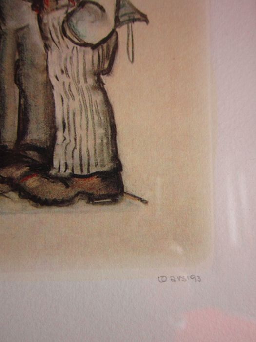 cadou deosebit rar "Harmony in Four Parts" by Hummel lithography 1993