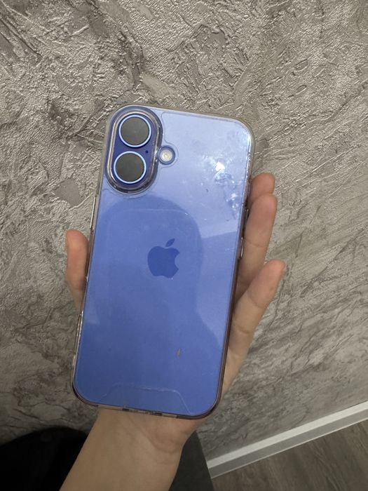 16 айфон новый Акб 100% синний