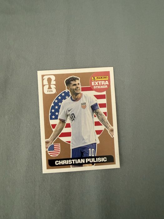 Extra sticker panini bronz pulisic