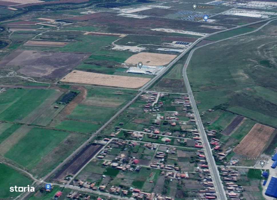 Teren 11200 mp in Rascruci, liber de sarcini, cu potential industrial