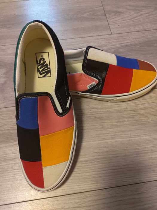 Vans Slip On din piele multicolor