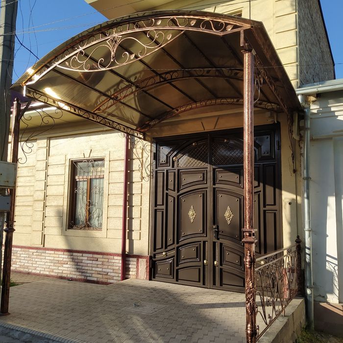 ворота решётка перила оргождения навес лексан naves reshotka darvoza