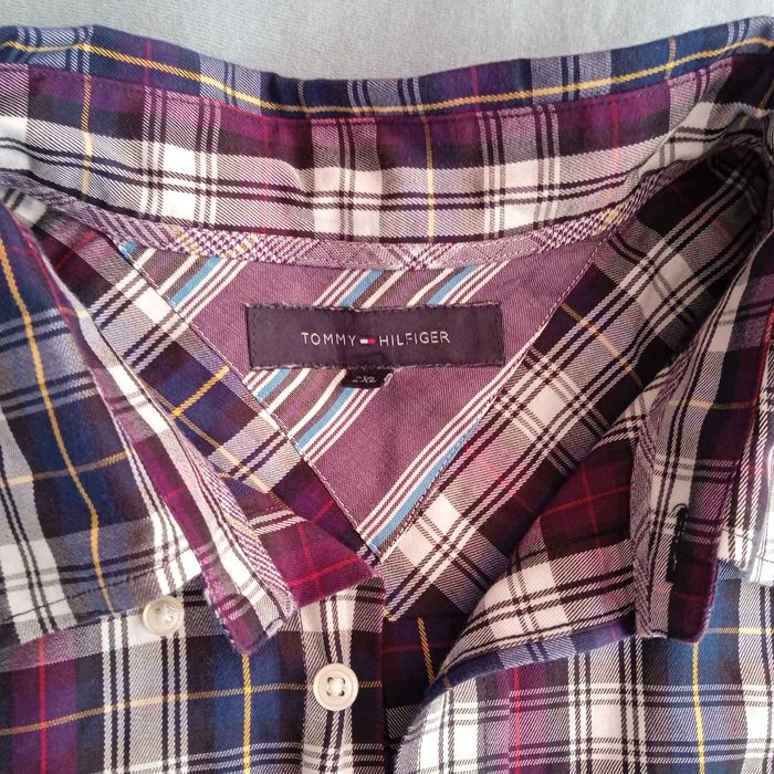 ГОЛЯМ TOMMY HILFIGER 3-4XL НОВА БЕЗ ЕТИКЕТ оригинална риза plaid shirt