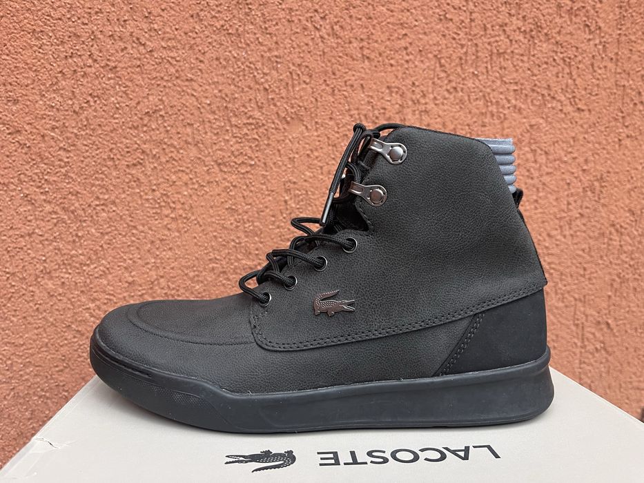 Ghete Lacoste impermeabile originale noi piele bocanci