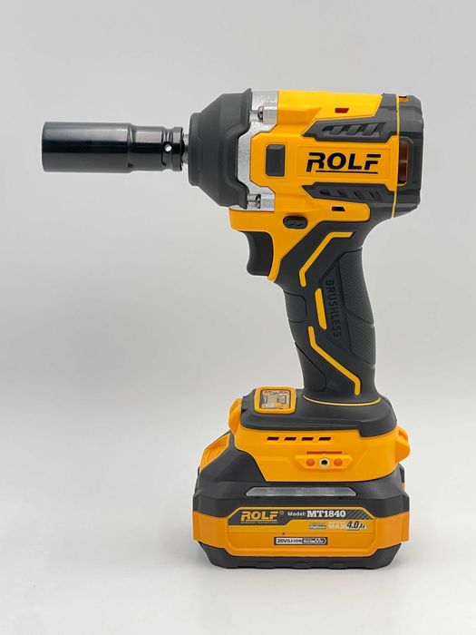 Аккумляторный гайковерт Rolf TOP-5040, 800 Нм, 3900 уд/мин