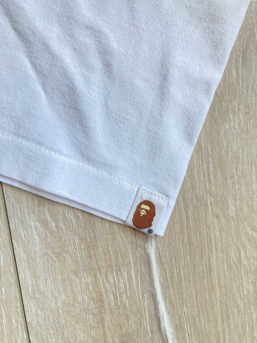 A Bathing Ape мъжка бяла тениска размер М