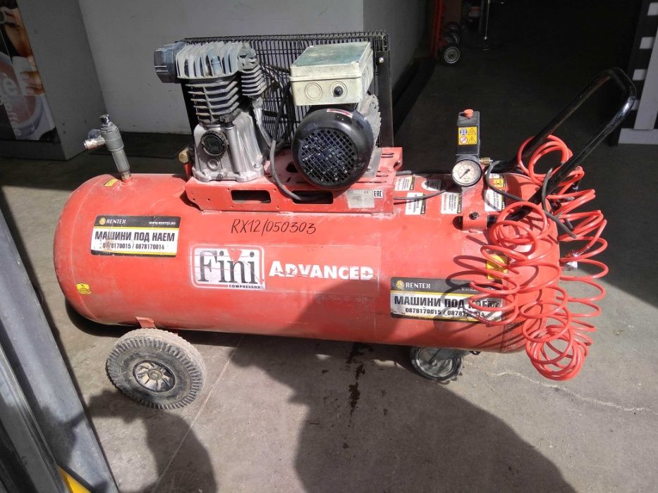 Бензинов Компресор за въздух 50 л  под НАЕМ от Рентекс