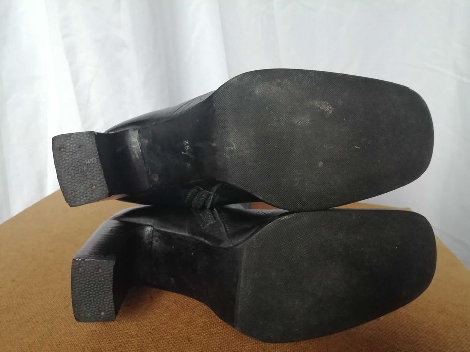 №38 дамски боти ботуши естествена кожа GIANNA