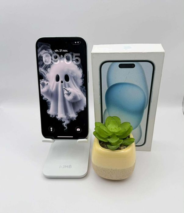 Vând/Schimb iPhone 15 Blue 128 GB Impecabil
