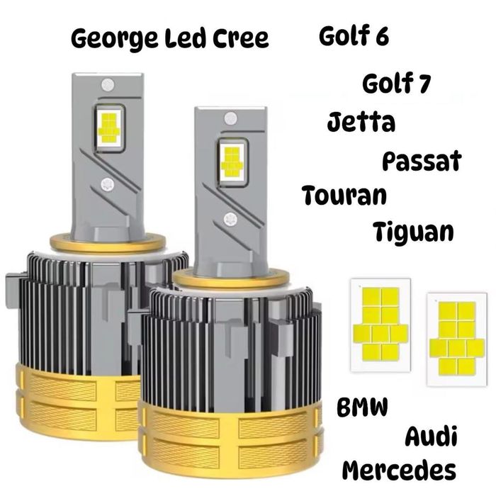 Becuri Led  H7 Dedicate Golf 6,7 Cu Canbus 380W/36000Lm/6000K
