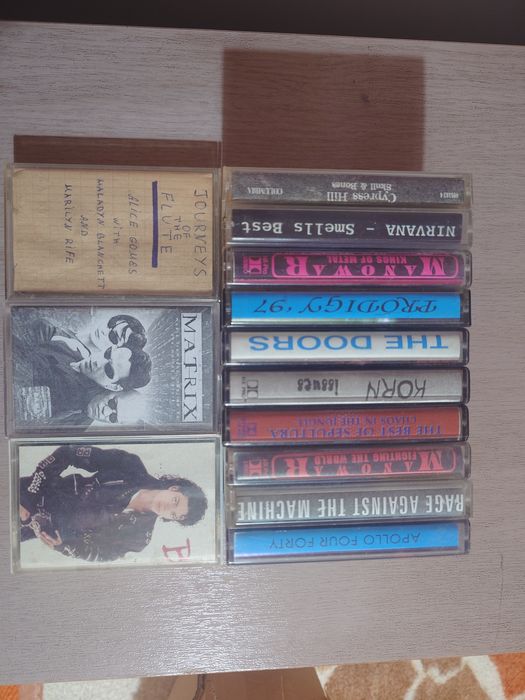 Аудио касети, повечето оригинални, но някой не! 63 броя.