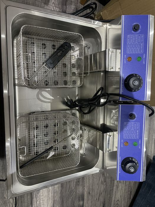 Friteuză electrică dublă - 12 litri noua nefolosita