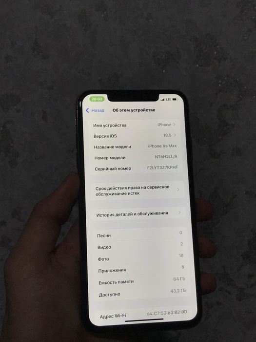 Iphone xs Max  Ideal LLA