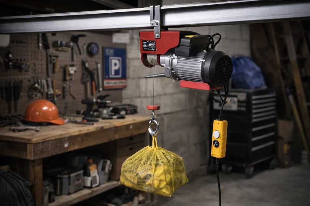Macara electrica 200-400 kg cablu 12m 220V pentru atelier