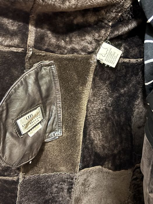 Кожанная дубленка