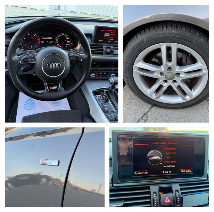 Audi A6 S-Line , 2.0 Tdi 177 cp ,Automat, Led , Xenon , Panoramic, Alcantara , Istoric Km !