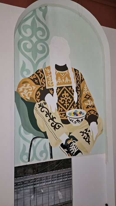 Роспись стен. Художник.