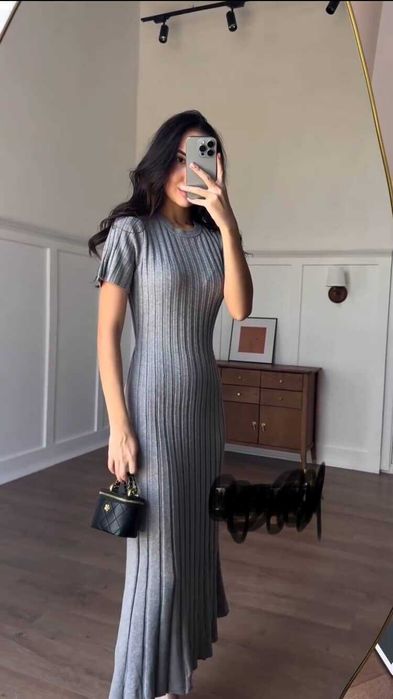 трикотажное платье