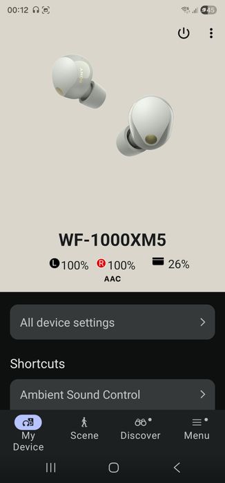 Слушалки Sony wf-1000xm5