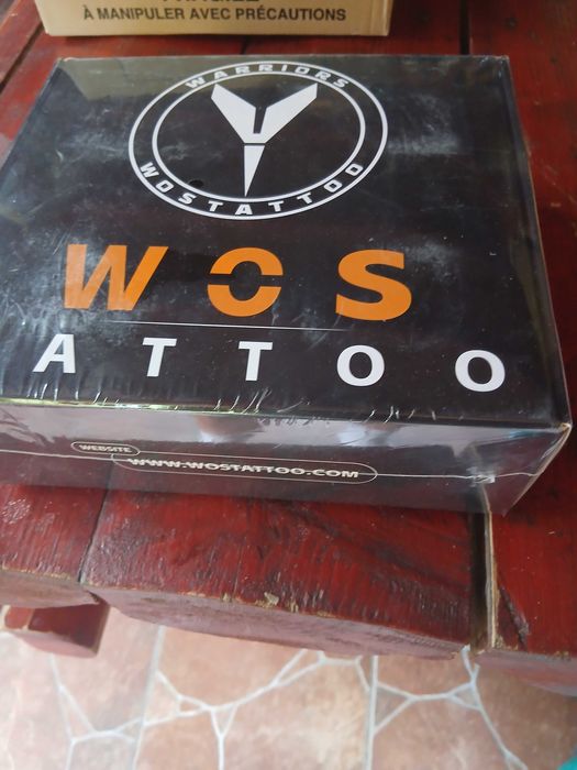 Kit Complet Tatuat Wireless WOS Tattoo Pen – Profesional, Nou