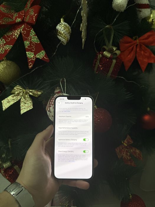 IPhone 13 Pro Max 93% bat  128GB impecabil Alb, neverlocked