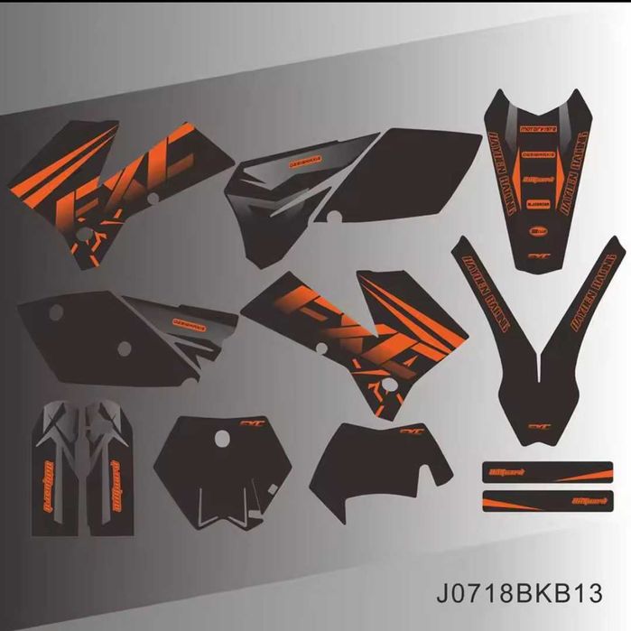 Set stickere pentru orice model de atv/motocross