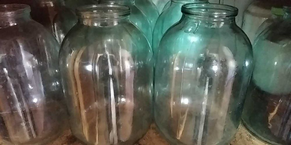 Банки стеклянные 3л.