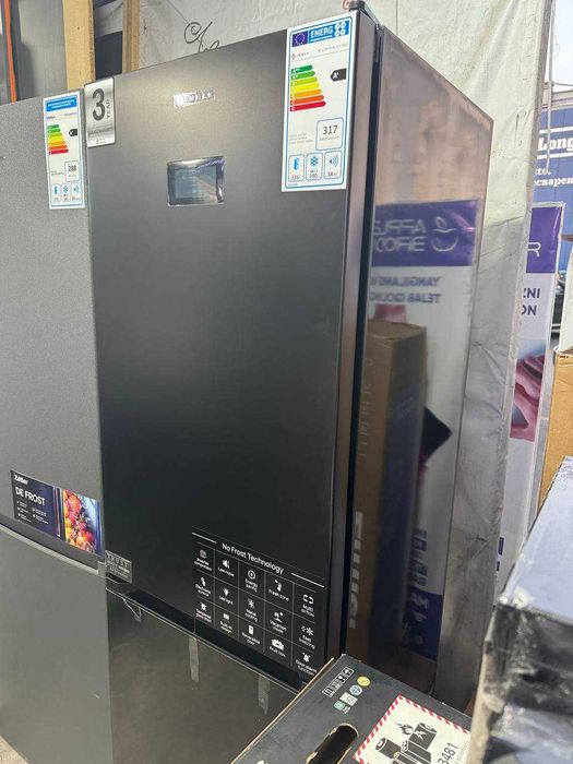 Холодильник IMMER NF326BFM-Black Inox Inverter No Frost Metal Cooling