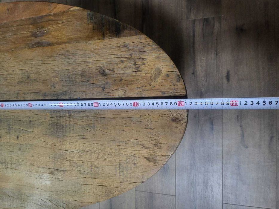 Холна масичка от дъб с метални крака - 6 броя налични