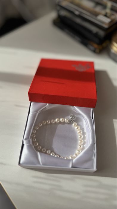 Браслет чистый жемчуг