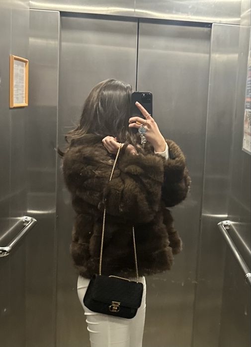 Эко шубка под соболь