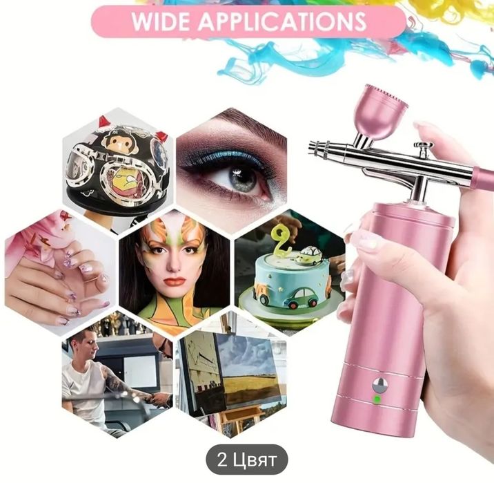 АЕРОГРАФ ЗА РИСУВАНЕ / Аерограф с компресор НИСКА ЦЕНА !!!