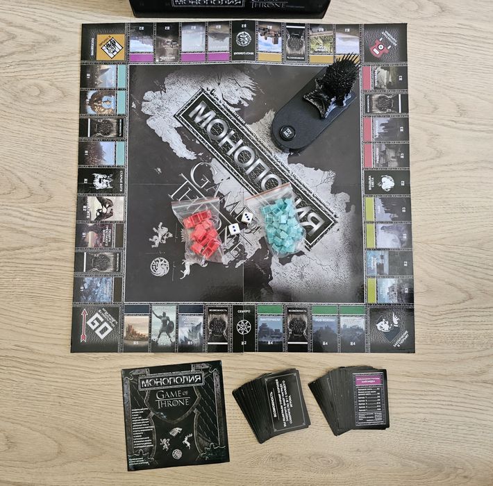 Настольная игра "Монополия" в стиле Игры престолов