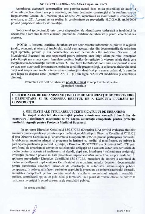 Teren de 681 mp, aproape de padure – liniste, aer curat si racoare naturala!