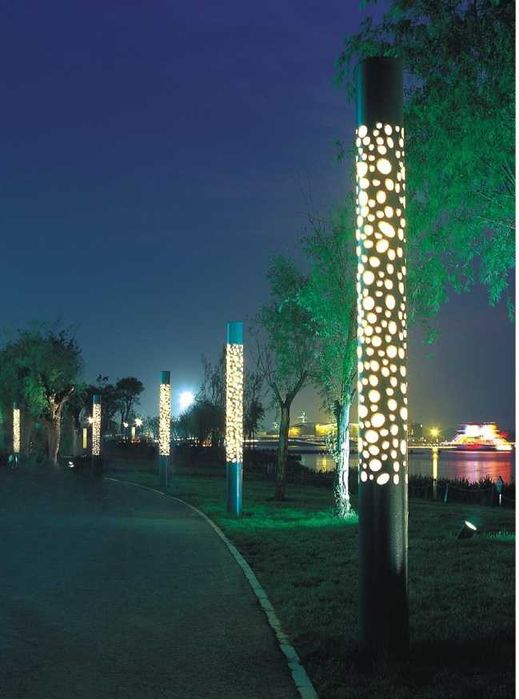 Торшеры, столбы, фонари, светильники с узорами Round 10