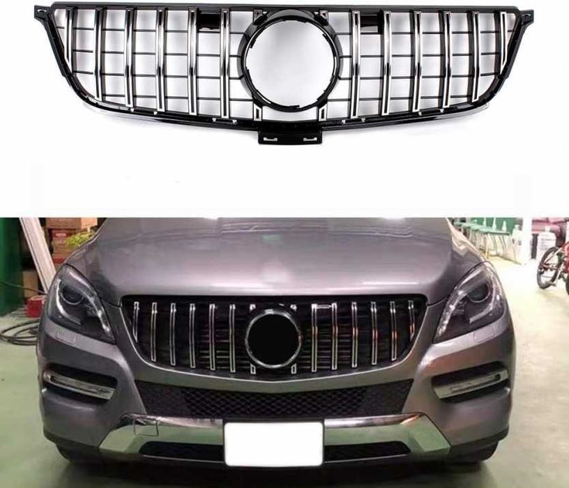 Хромирана Предна решетка за Mercedes W166 ML300 ML320 ML350 ML400