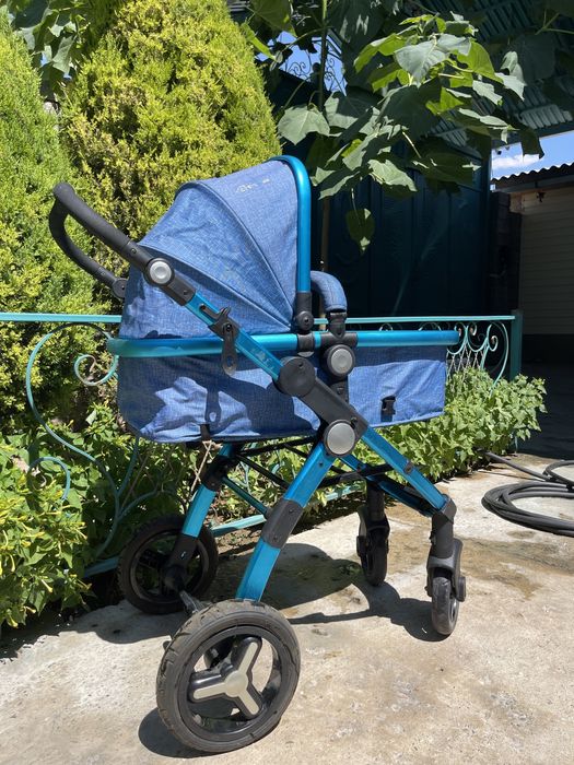 Синяя Детская Коляска