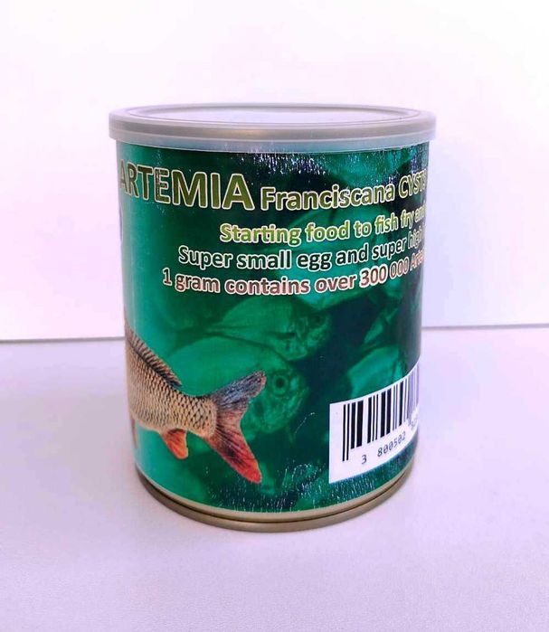 Цисти от артемия (Salina) за люпене, сухи, 85 % люпимост; Цисти от артемия (franciscana) за люпене, сухи, 95 % люпимост