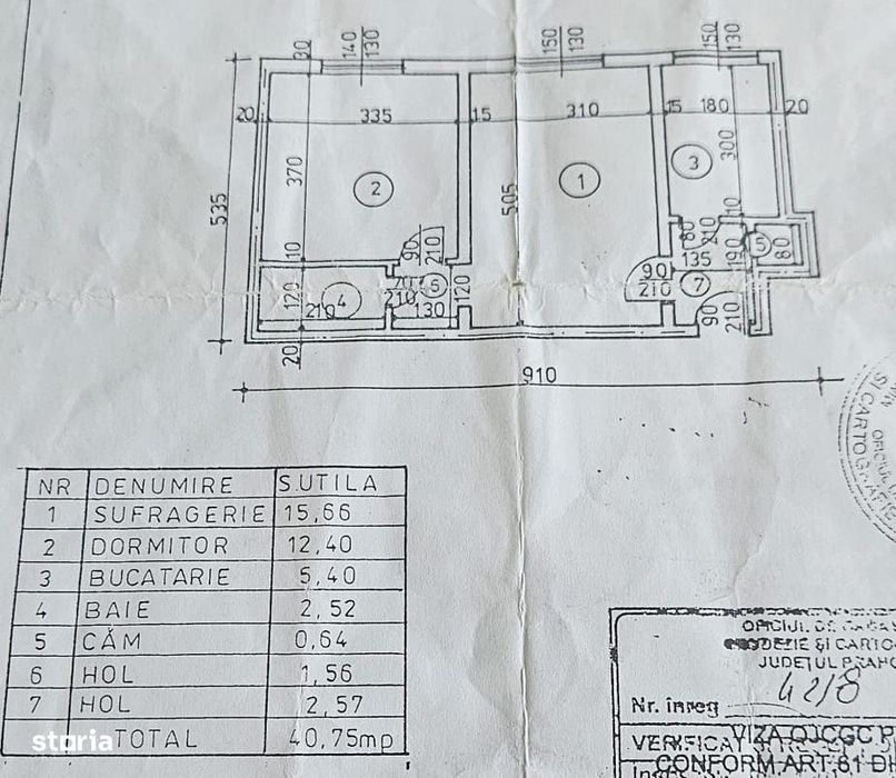 Apartament 2 camere semidecomandat | Ultracentral | Etaj 3
