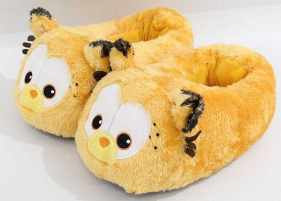 пушистые тапочки