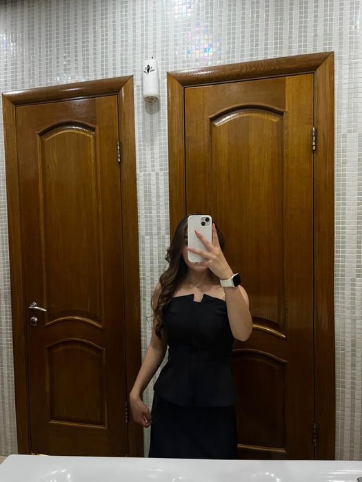 Черный карсет