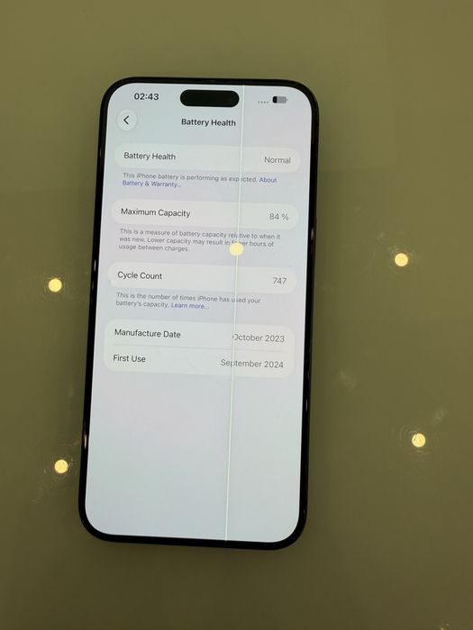 Iphone 15 pro max  128gb
