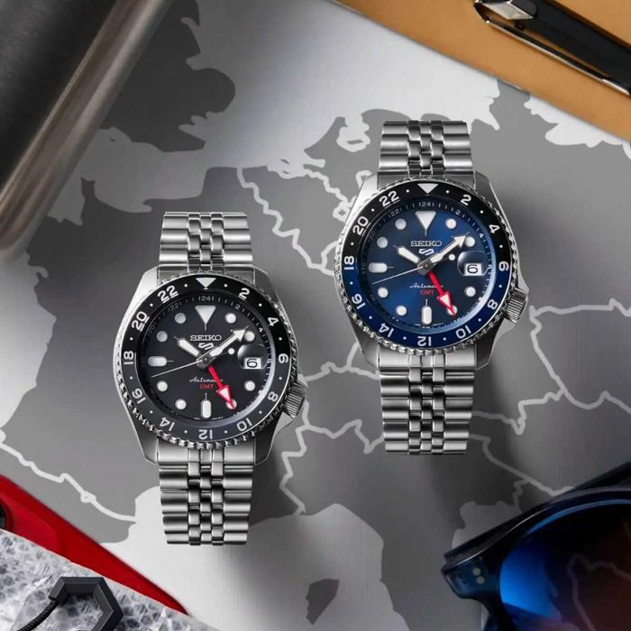 Нов часовник Seiko 5 Sport GMT Automatic SSK003K1 - гаранция