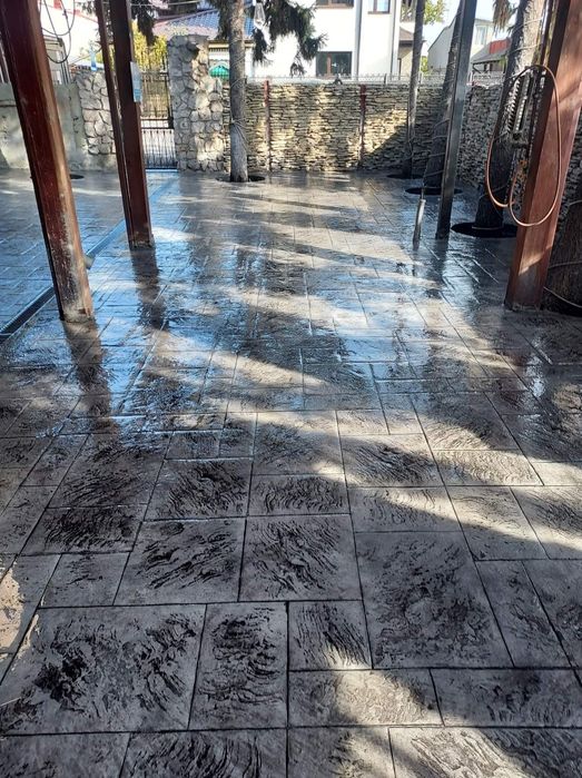 Beton amprentat amenajari