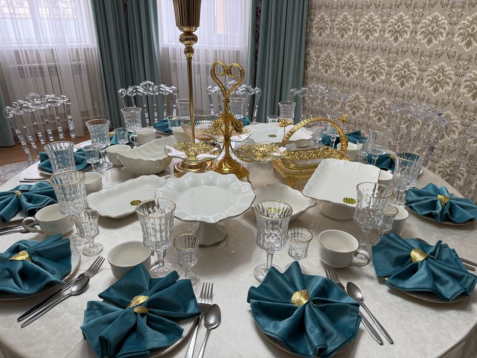 Посуды и столы аренда