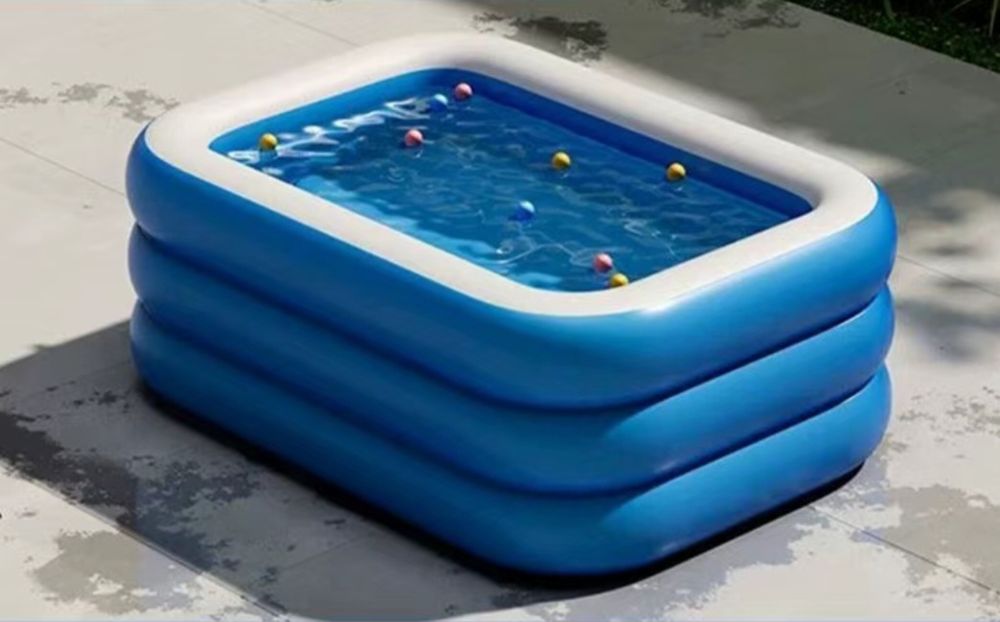 Надувной бассейн с насосом