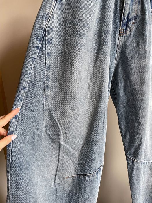 Широки дънки с висока талия